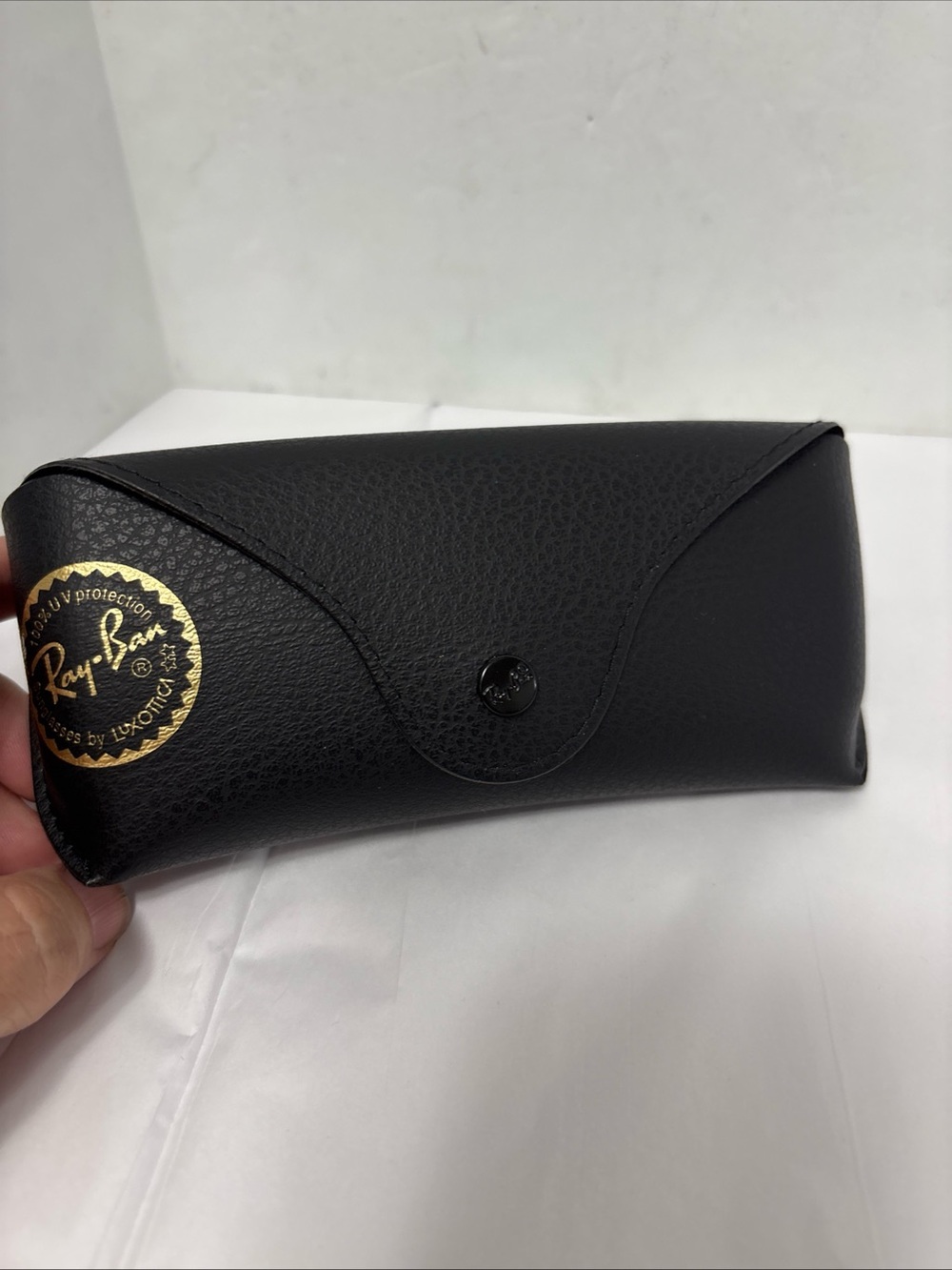 Ray-Ban Havana Round Sunglasses Beige Frame with Pink Gradient Gray Lenses. New. - Picture 10 of 10